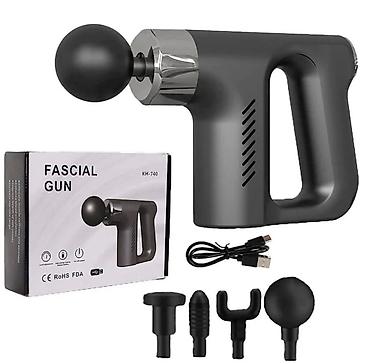 Masajorlar: №: 16799 Məhsulun adı: Bədən üçün masajor Fascial Gun1 Black Brend: No — 1