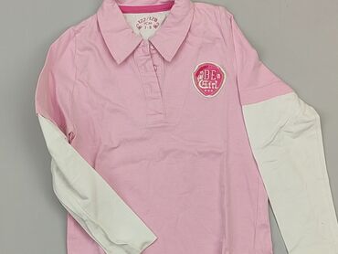 neonowa różowa bluzka: Блузка, 8 р., 122-128 см, стан - Дуже гарний