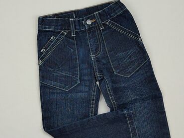 zielone jeansy: Spodnie jeansowe, Lupilu, 2-3 lat, 98, stan - Bardzo dobry