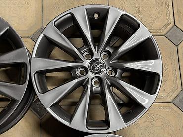 01: Литые Диски R 17 Toyota, Комплект, отверстий - 5, Б/у — 8