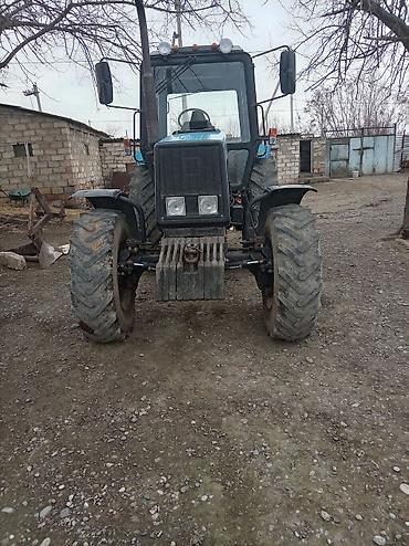boyuk masinlar: Belarus MTZ 1221 təkərli traktor + asqıda torpaq frezesi/torpaq — 6