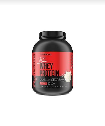 Protein: Nutriking whey protein 2.100kq vanil dadi, 70servis yenidir wp✔️ — 1
