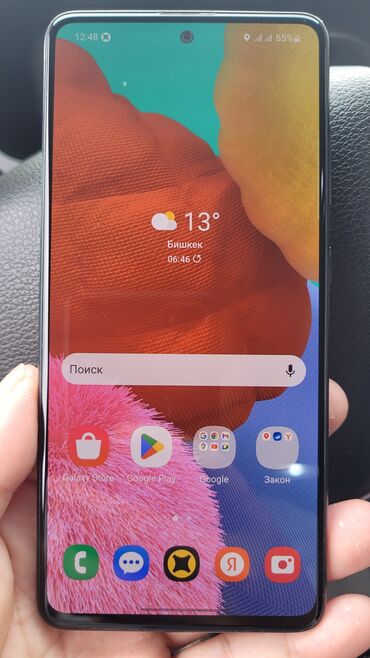 самсунг а 8 2018: Samsung A51, Б/у, 64 ГБ, цвет - Синий, 2 SIM