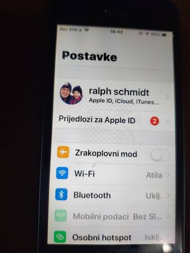 Apple iPhone: Apple iPhone iPhone 5, 16 GB, Matte Silver, Otisak prsta — 6