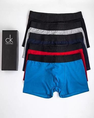 Байпактар жана ич кийимдер: Мужские боксеры Calvin Klein — набор из 5 штук+ 5шт носки в по подарок — 2