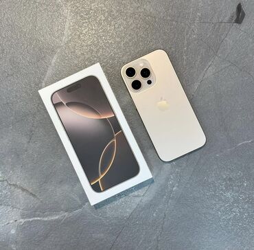 купить бу айфон: IPhone 16 Pro, 256 GB, Desert Titanium, Zəmanət, Face ID