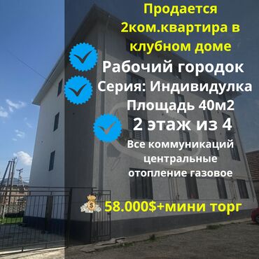 квартиры студии с отделкой: 2 комнаты, 40 м², Элитка, 2 этаж, Евроремонт