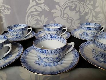 Kompleti posuđa: Sevis za kafu,caj,zestinu 1949 do 1954 godina China Blau Setmann — 12