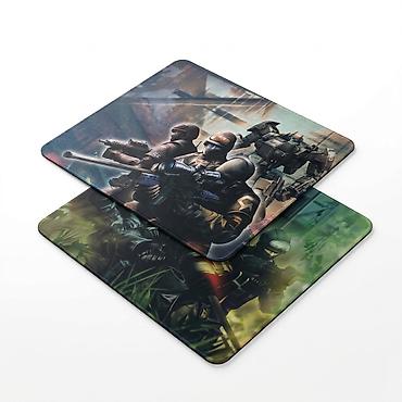 Коврик для мышки резиновый. Размеры: 29 см х 25 см. Игровые