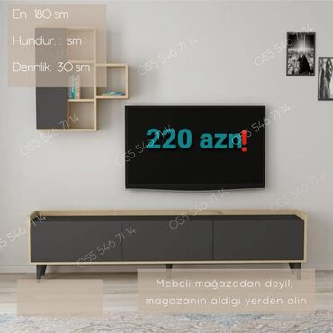 тв тумбы на заказ: Tv stend tv alti sifarisle hazırlanır. ⚜️Rəng ve olcu seçimi var