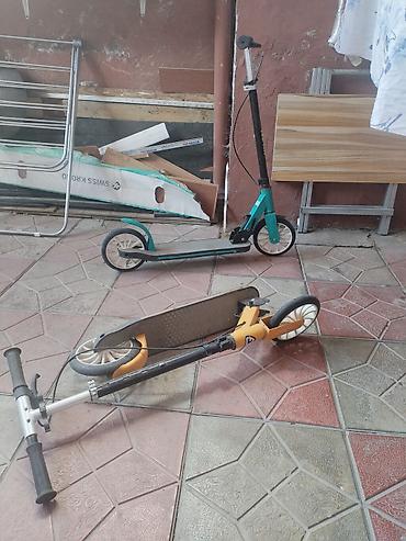 2 ci el scooter: Böyüklər üçün şose tipli skuter - Korpus: yüngül və möhkəm alüminium — 2