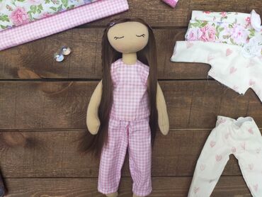 Игрушки: Куколки ручной работы 🌿 Натуральные, гиппоалергенные материалы В — 4
