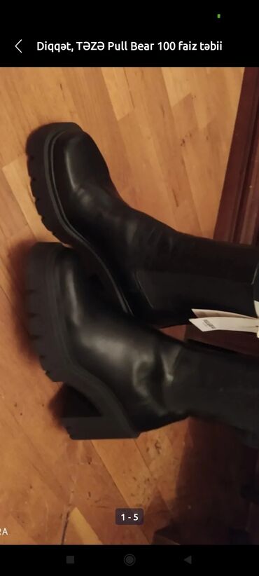 Botinka və botilyonlar: Ölçü: 38, rəng - Yasəmən, Yeni — 11