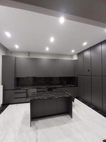 Кухонные гарнитуры: Кухонный гарнитур, цвет - Серый, МДФ — 29