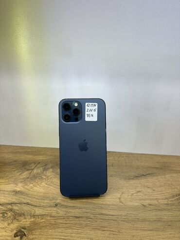 купить телефон iphone xs: IPhone 12 Pro Max, 256 ГБ, Pacific Blue, 86 %