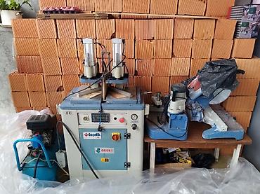 продам ворота бу: PVC/Alüminium profil emalı üçün dəst: Özçelik Orion-I künc qaynaq — 1
