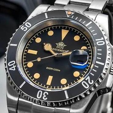 Ručni satovi: ADDIESDIVE AD2054 - 41mm - Crna - Rolex Submariner Homage ADDIESDIVE — 16