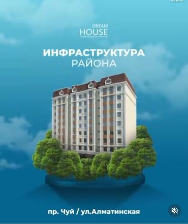 1ком кв бишкек в Кыргызстан | Продажа квартир: 2 комнаты, 46 м², Не угловая, 2 этаж, Свежий ремонт, Центральное отопление, Газовое отопление