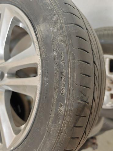 5х100: Литые Диски R 16 Subaru, Комплект, отверстий - 5, Б/у — 3