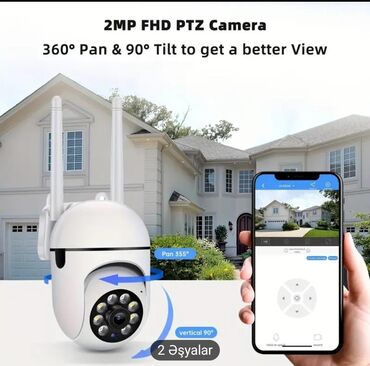 2 MP FHD PTZ təhlükəsizlik kamerası, eviniz, ofisiniz və ya digər
