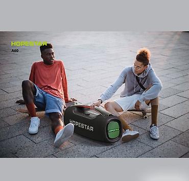 Динамики и колонки: Колонка с микрофоном Hopestar A60 Портативная акустическая стерео — 7