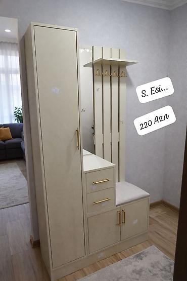 Dəhliz üçün çoxfunksiyalı paltar asqısı və dolab dəsti - Rəng: açıq lalafo.az -da Dəhliz üçün çoxfunksiyalı paltar asqısı və dolab dəsti - Rəng: açıq