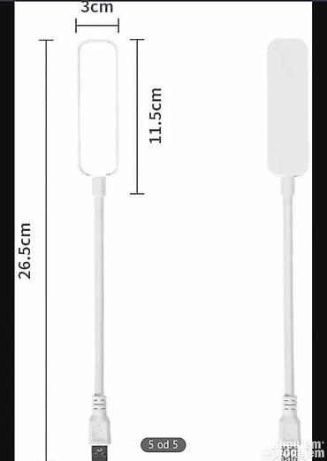 krevet sa ormarom ispod: USB LED lampa za čitanje sa fleksibilnim vratom idealna je za laptop — 5