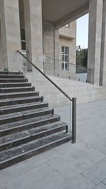 Pilləkən məhəccərləri: Aluminium ve suseli məhəccər istehsalı və quraşdırılması - Dizayn — 8