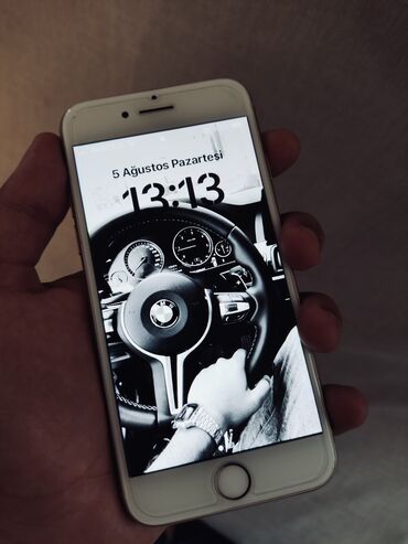 iphone 11 pro max original: IPhone 8, 64 GB, Ağ, Barmaq izi