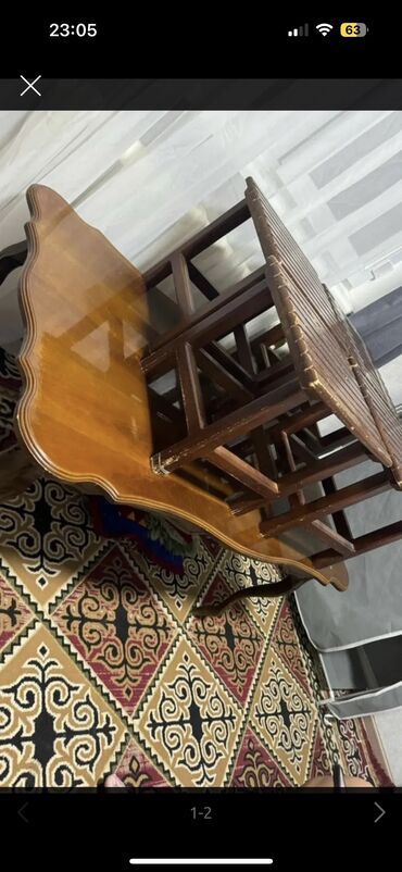 животные в добрые руки: Стол и стульчик из натурального девева-6500