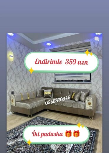 Divanlar: Künc divan, Yeni, Açılan, Bazalı, Parça, Şəhərdaxili pulsuz çatdırılma — 26