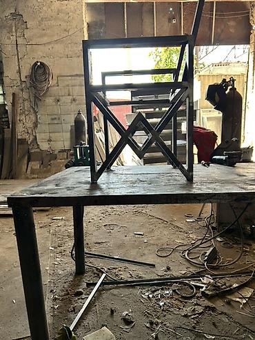 Sifarişlə kreslolar: Təkərsiz, Metal — 3
