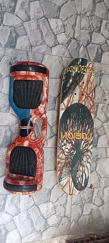 Giroskuterlər: İki məhsul bir yerdə – elektrikli hoverboard və skeytbord - — 2