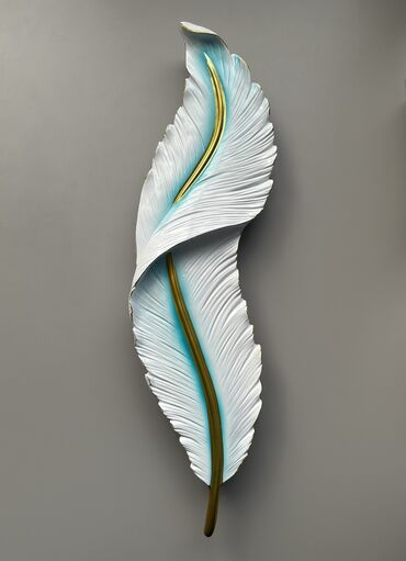 Bra, divar lampaları: İşıqlı lələk bra. 4 fərqli rəng çeşiti olan bu dekor bralar evinizin — 3