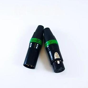 barski set: XLR KONEKTOR ŽENSKI+MUŠKI KENON U BOJI CENA ZA PAR | Cena je za par — 2
