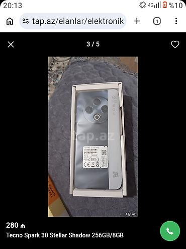 iphon 8: Tecno Spark 30, 256 GB — 3