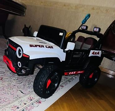 Uşaq üçün elektrik maşınları: Uşaq üçün elektrikli jeep tipli ride-on maşın - Korpus: ağ-qara — 2