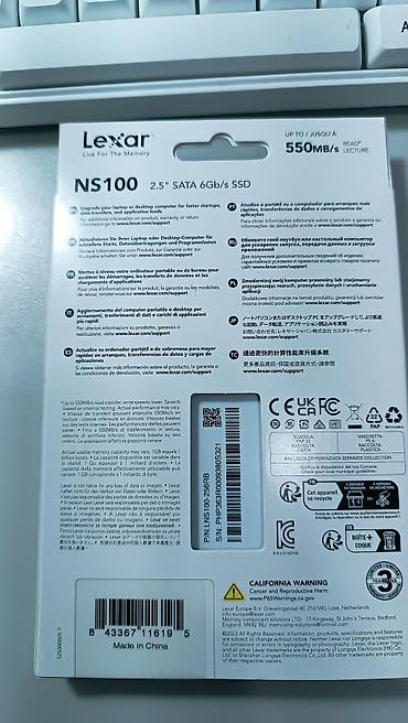 ssd 256: Lexar NS100 2.5" SATA SSD – 256 GB organl SSDlər münasib qiymətlə — 3