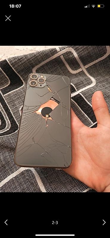 vertu telefonları: IPhone 11 Pro, Space Gray, Qırıq — 2