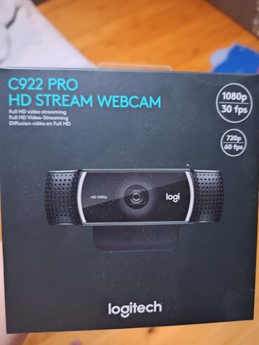 kompüter alışı: C922pro HD Stream Webcam, təzə alınıb, pakofkadadır açılmayıb