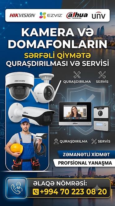 Kamera və domofonların quraşdırılması və servisi - Brendlər lalafo.az -da Kamera və domofonların quraşdırılması və servisi - Brendlər