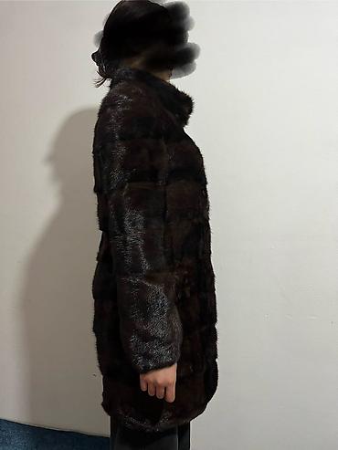 Шубы: Шуба, Норка, По колено, M — 11