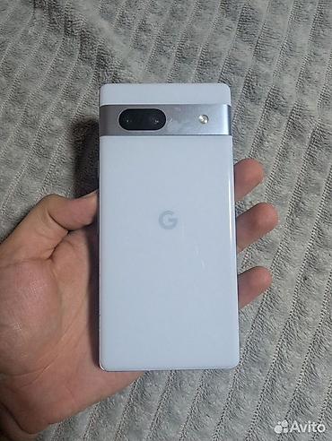 Google Pixel 7a, Б/у, 128 ГБ, цвет - Белый, 1 SIM, eSIM