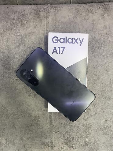 samsung note 12: Samsung Galaxy A17, 128 GB, rəng - Qara, Barmaq izi — 2