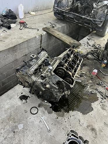 Двигатель BMW N62 V8 4.4 шатун блокту Теп сал Ган головки идеальные