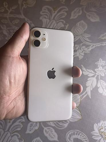 xr 128: IPhone 11, Б/у, 64 ГБ, Белый, Чехол, 73 % — 2