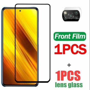 Защитные пленки и стекла: Защитное стекло на Xiaomi Poco X3 (черная рамка)+ защита на камеру