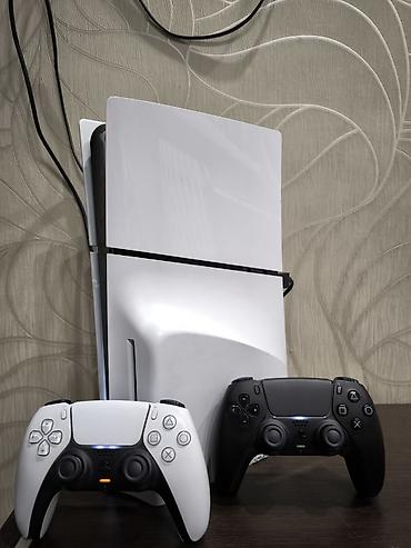 ps5 бу: PlayStation 5 Slim(с дисководом) 1Tерабайт В комплекте: -подписка EA — 1
