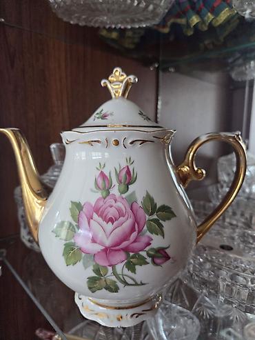 çaydan dəsti: Çay dəsti, rəng - Ağ, Farfor, SSRİ — 2