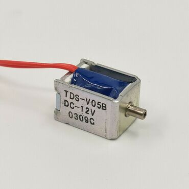 электро магнитный клапан: Линейный электромагнит TDS-V05 B, DC-12V 0309C, Мини-электрический